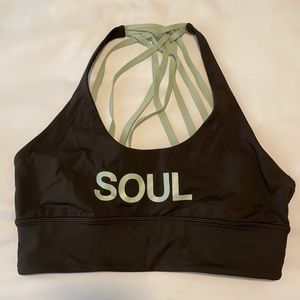 Green Soul Cycle LuLulemon bra